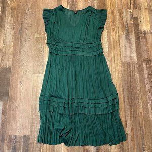 Sereia Pleated Midi Dress